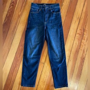 Express Super High Rise Mom Jeans